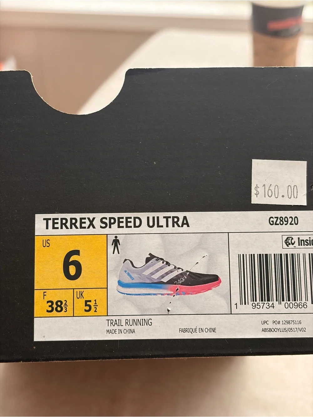 adidas Terrex Speed Ultra Men’s Trail Shoes - Black & Pink